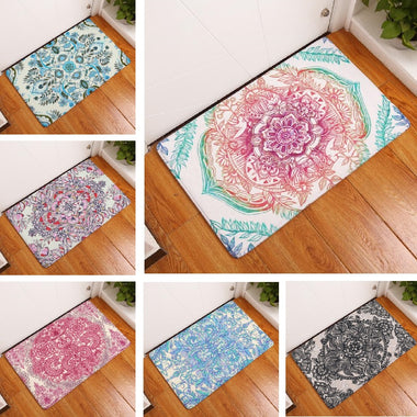 All Around Floral Floor Mat