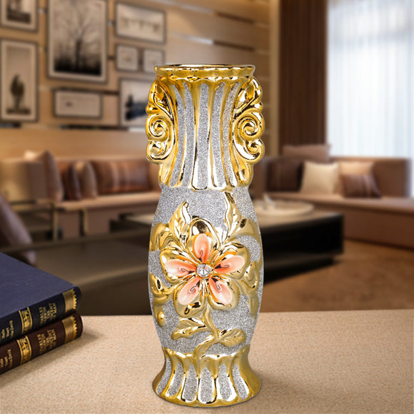 Gold Plated Flower Vase