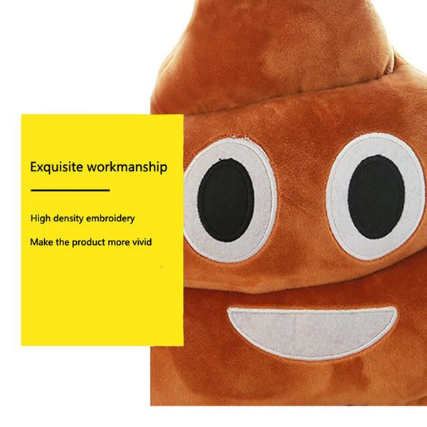 Plush Emoji Cushion