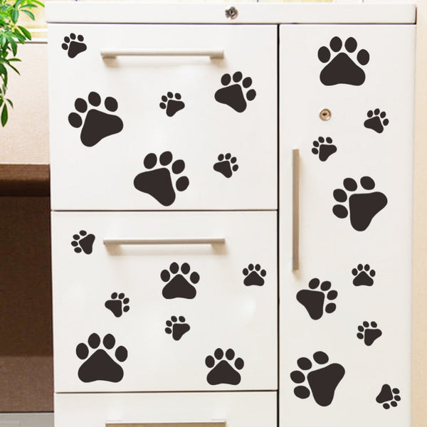 Cat & Dog Paws Stickers