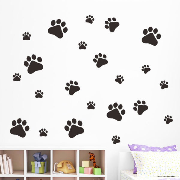 Cat & Dog Paws Stickers