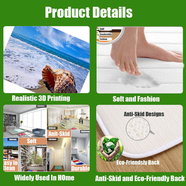 Printed Cat Kitchen Carpet