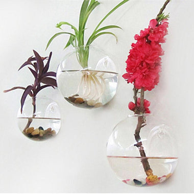 Transparent Hanging Flower Vase