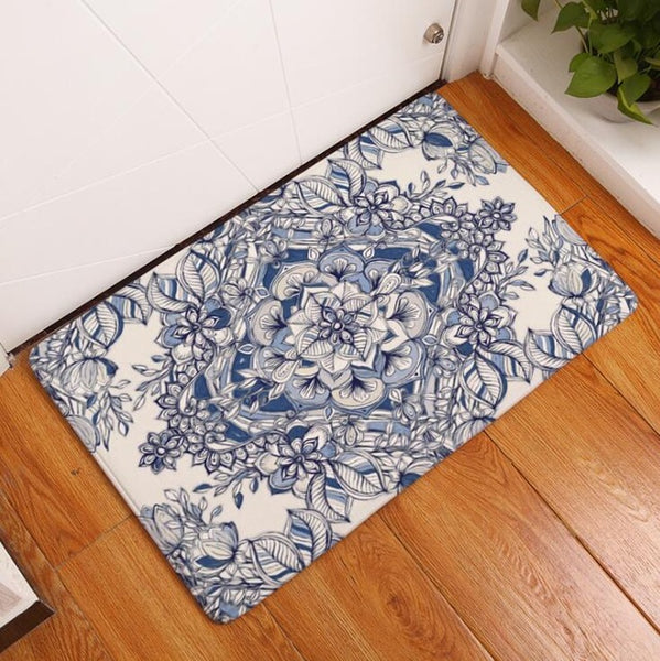 All Around Floral Floor Mat