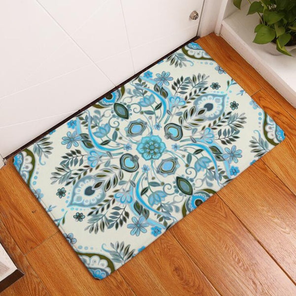 All Around Floral Floor Mat