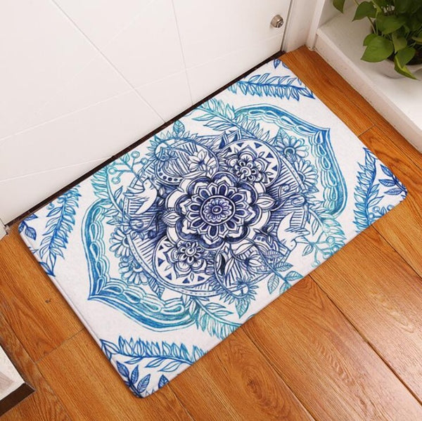 All Around Floral Floor Mat