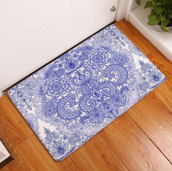 All Around Floral Floor Mat
