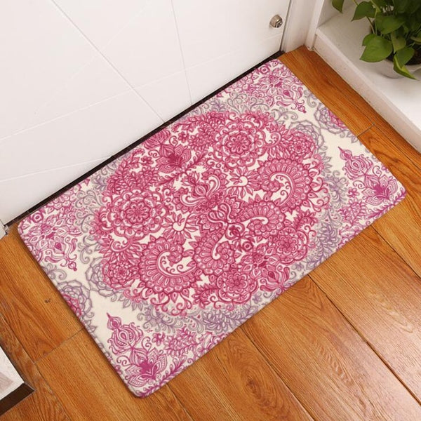 All Around Floral Floor Mat