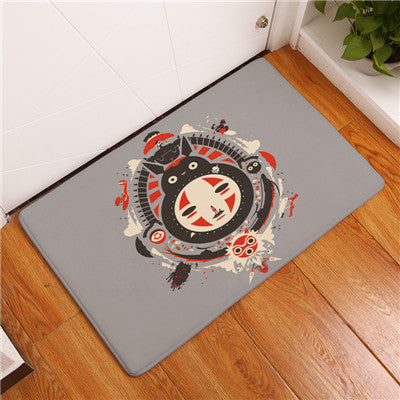 Selected "Totoro" Character Printed Floor mat