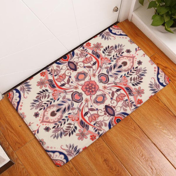 All Around Floral Floor Mat