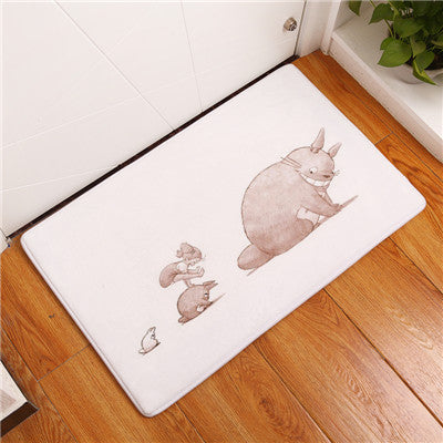 Selected "Totoro" Character Printed Floor mat